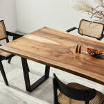 selecting chairs wood table